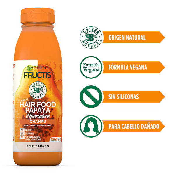 Hair Food Papaya set Champú Acondicionador