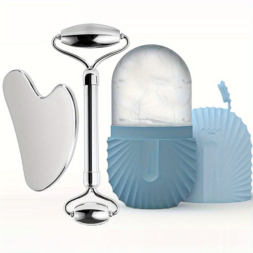 3 Uds rodillo de hielo para cuidado facial