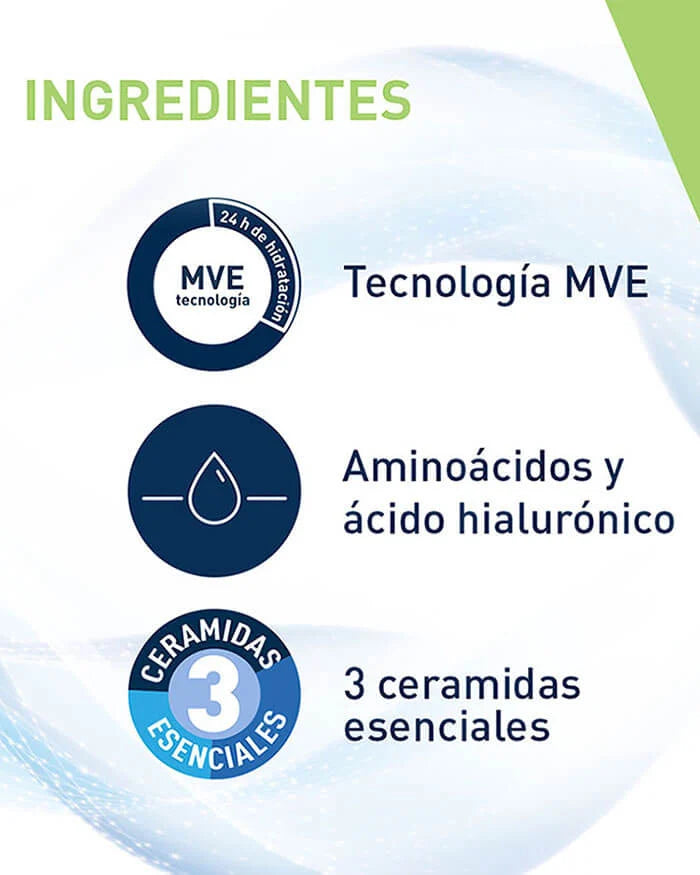 Crema espumante hidratante