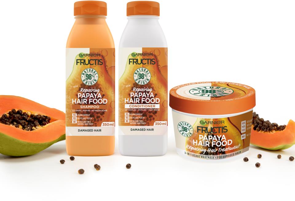 Hair Food Papaya set Champú Acondicionador