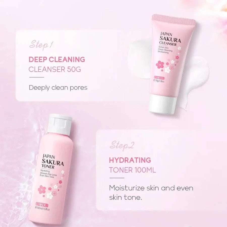 Kit limpieza / Exfoliante + gel Sakura
