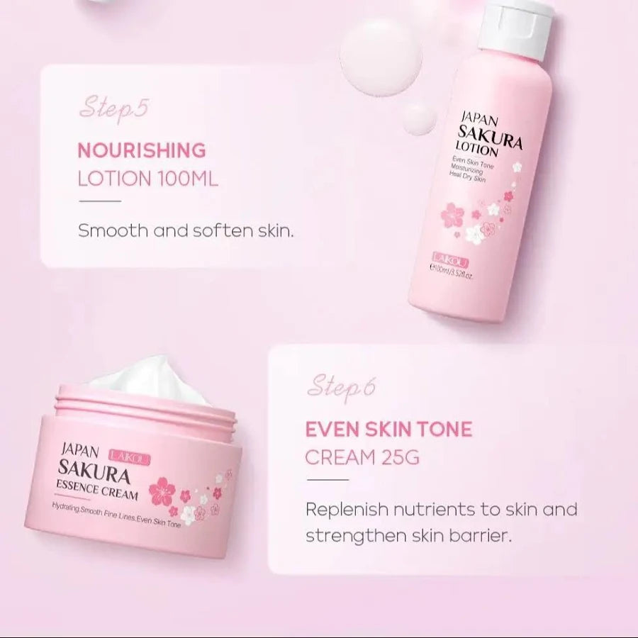 Kit limpieza / Exfoliante + gel Sakura